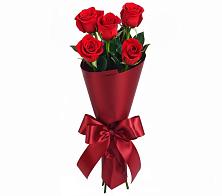 Букет 5 Красных роз Эдлесс Лав в Дубках Саратовской области
