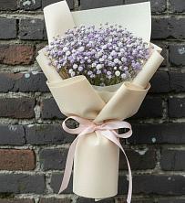 Букет цветов из:  Гипсофила в Дубках Саратовской области