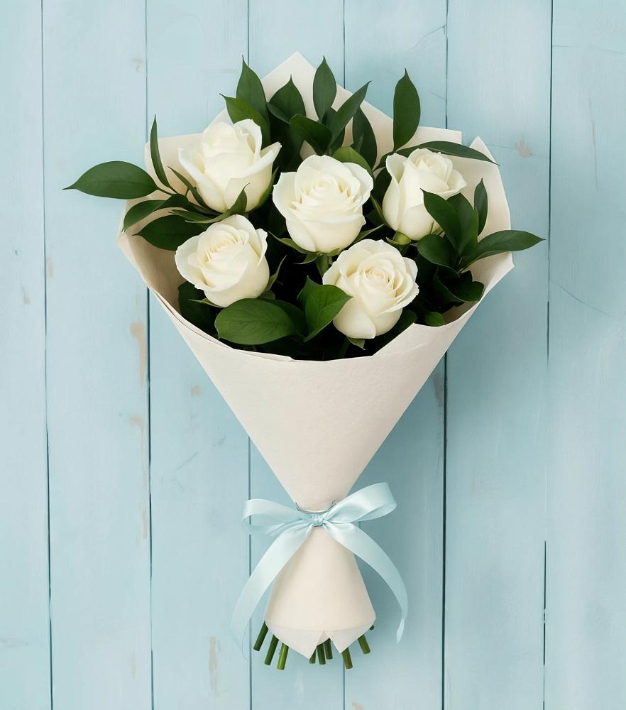 Букет цветов из: Розы в Дубках Саратовской области