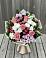 Букет цветов из: Альстромерии, Гвоздики, Розы и Хризантемы в Дубках Саратовской области