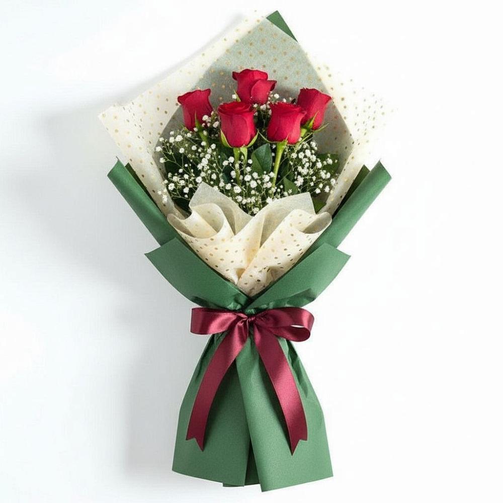 Букет цветов из: Розы в Дубках Саратовской области