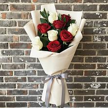 Букет цветов из:  Розы в Дубках Саратовской области