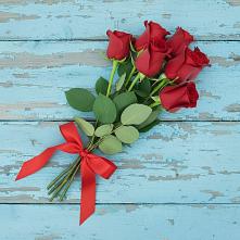 Букет Красные розы в Дубках Саратовской области