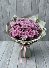 Букет цветов из:  Хризантемы в Дубках Саратовской области
