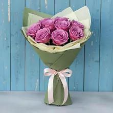 Букет Розы Фёрст Леди в Дубках Саратовской области
