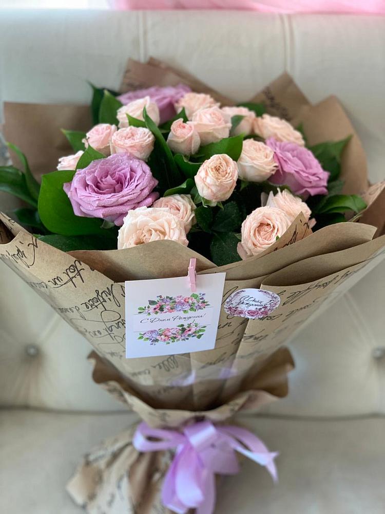 Букет цветов из: Розы в Дубках Саратовской области