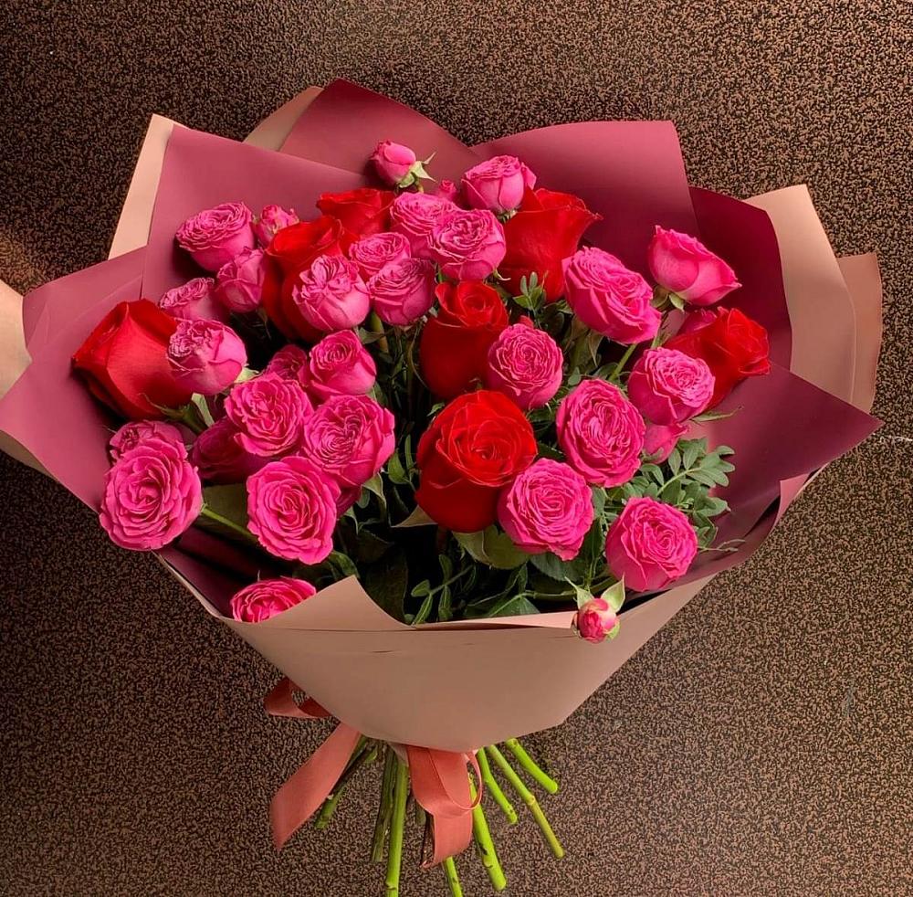 Букет В объятьях нежности в Дубках Саратовской области