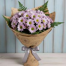 Букет цветов из:  Хризантемы в Дубках Саратовской области