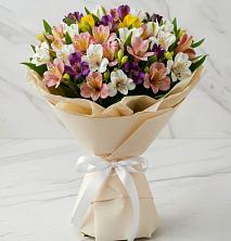 Букет цветов из:  Альстромерии в Дубках Саратовской области