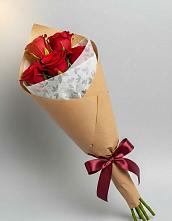 Букет цветов из:  Розы в Дубках Саратовской области