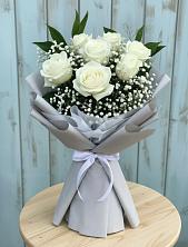 Букет цветов из:  Розы в Дубках Саратовской области