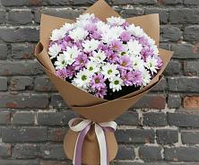 Букет цветов из:  Хризантемы #REPLACE_PRED# Дубках Саратовской области