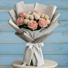 Букет цветов из:  Розы в Дубках Саратовской области