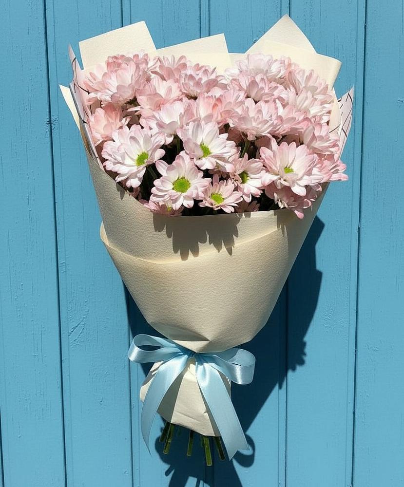 Букет цветов из: Хризантемы в Дубках Саратовской области