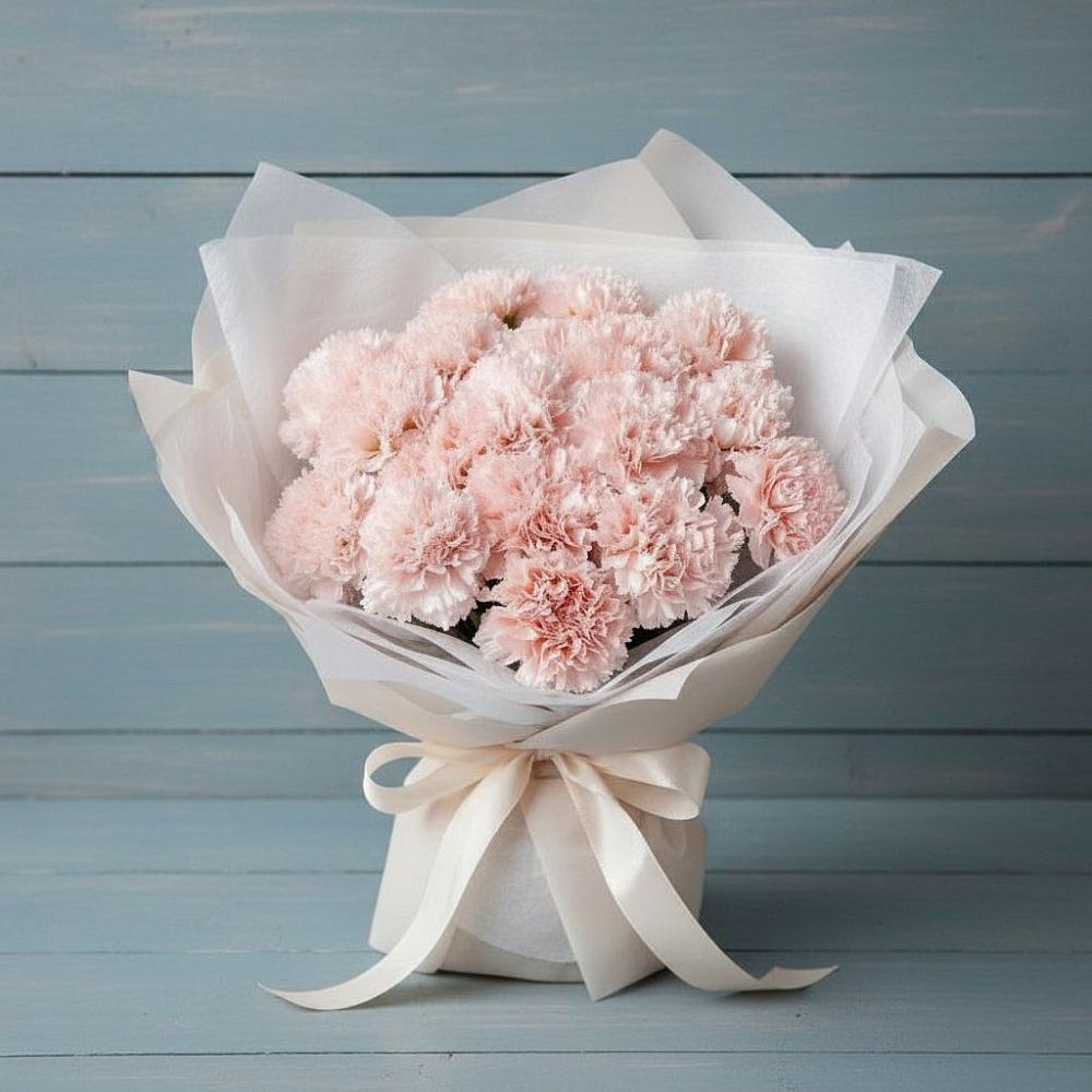 Букет цветов из: Гвоздики в Дубках Саратовской области