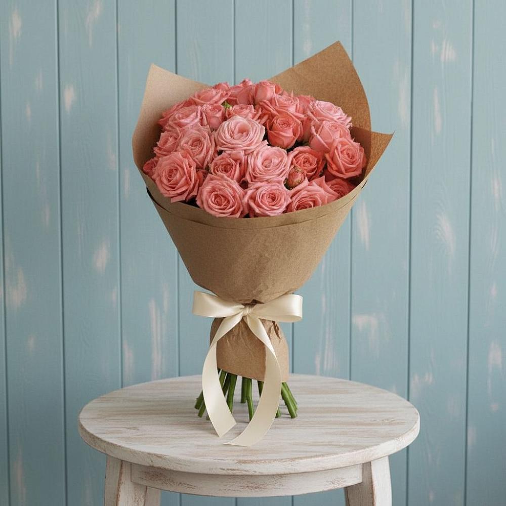 Букет цветов из: Розы в Дубках Саратовской области