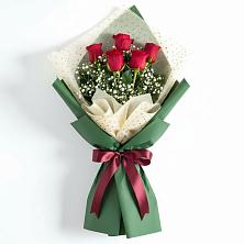 Букет цветов из:  Розы в Дубках Саратовской области