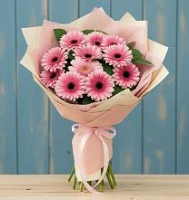 Букет цветов из:  Герберы в Дубках Саратовской области