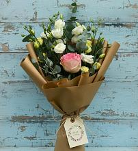 Букет цветов из:  Розы и Лизиантусы #REPLACE_PRED# Дубках Саратовской области