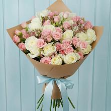 Букет цветов из:  Розы #REPLACE_PRED# Дубках Саратовской области