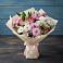 Букет цветов из: Хризантемы, Альстромерии и Розы в Дубках Саратовской области
